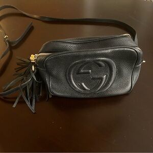 Gucci Black SoHo Disco Crossbody Bag